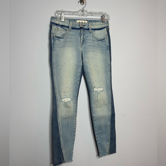 AMO twist two tone women’s jeans size 25 - Picture 2 of 6